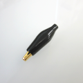 金メッキ みの虫クリップ CP-8820GB (黒)