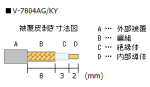 【メール便対応】 金メッキSMAコネクタ V-7804AG/KY オス (50Ω) L型