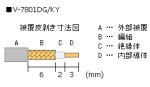 【メール便対応】 金メッキSMAコネクタ V-7801DG/KY オス (50Ω)
